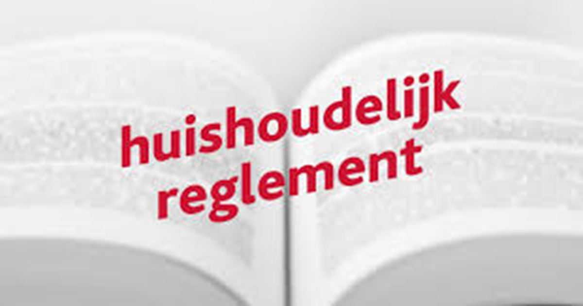 Huishoudelijk reglement