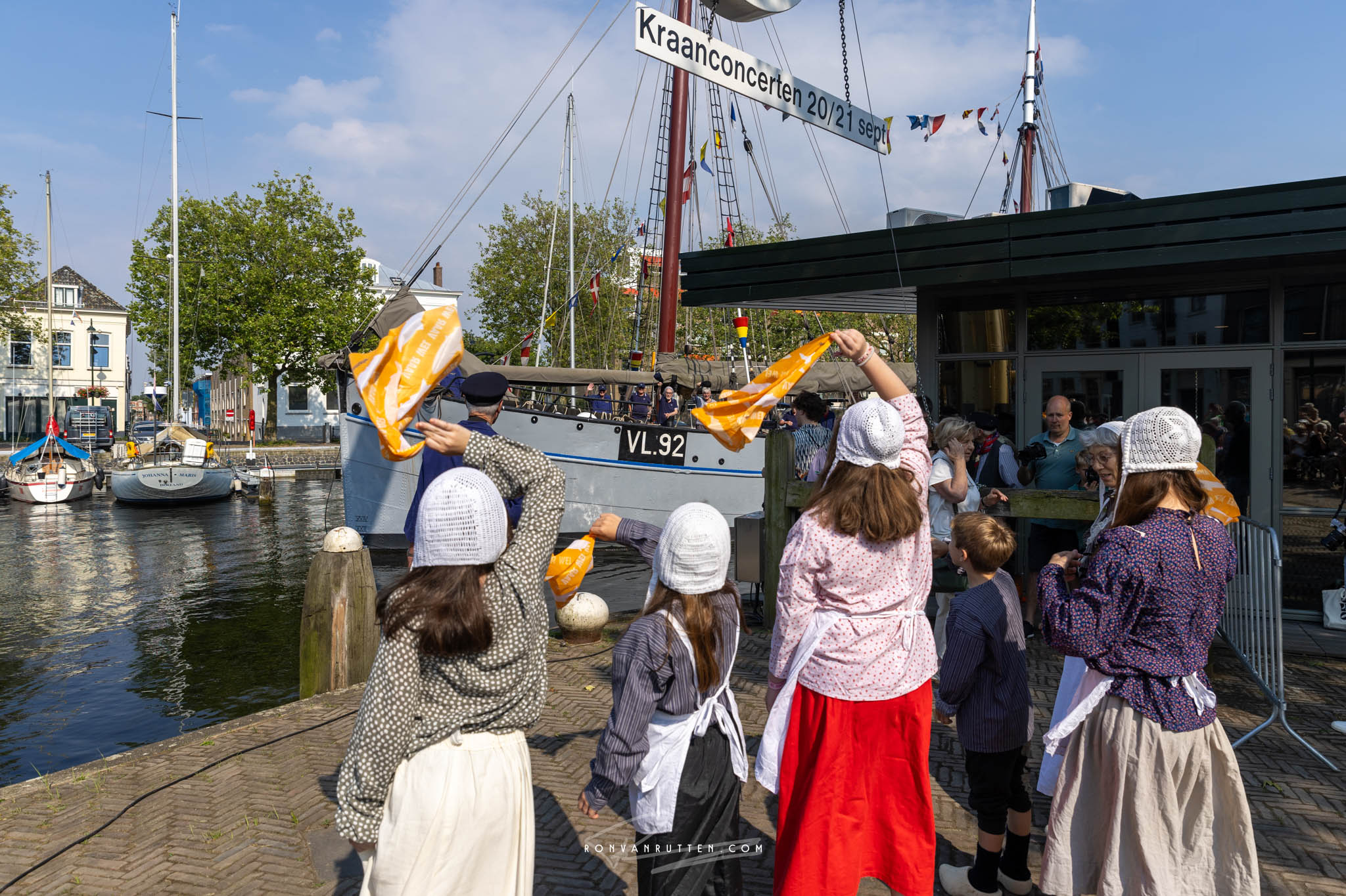 Binnenhalen van de nieuwe haring